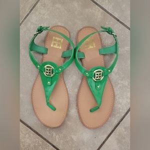 Tommy Hilfiger green sandals sz 7.5